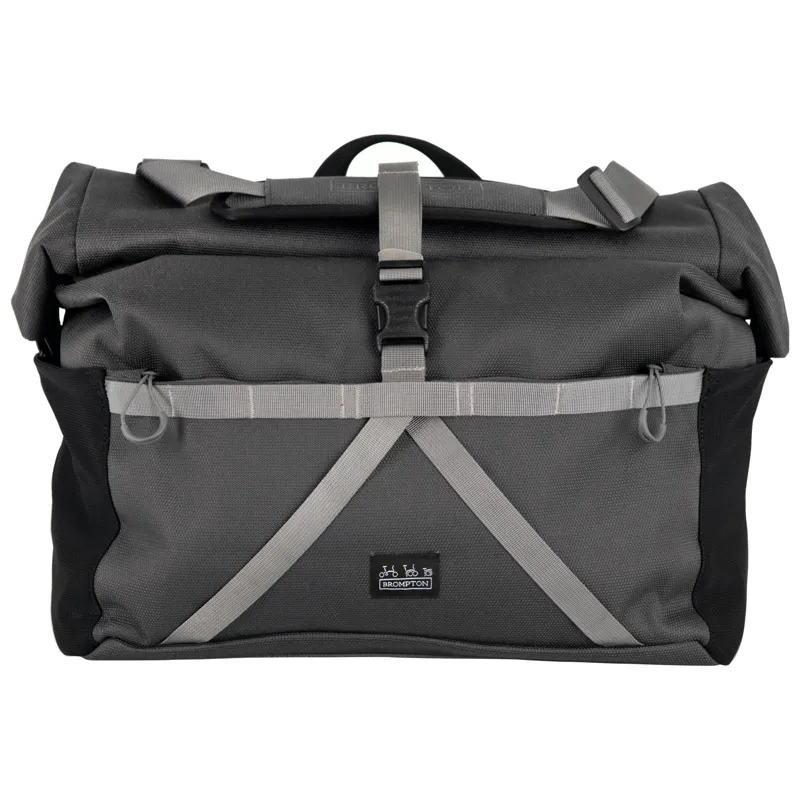 Brompton Borough Roll Top Bag Large in Dark Grey
